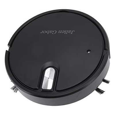 Robot Aspirador, Aspirador Robótico de Succión Fuerte Recargable 5 en 1 USB para Limpieza de Pelo de Mascotas de Alfombras de Piso Duro