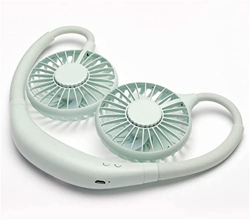 XiangWen Mini USB Ventilatore Silenzioso da Collo Portatile Piccolo Appeso Ventilazione di Raffreddamento Regolatore d'Aria per Home Office Viaggi all en oferta