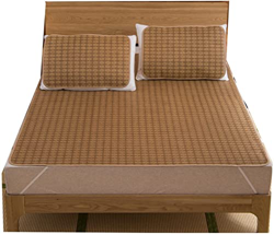 Colchón De Seda Hielo Colchón Fresco Verano Estera Bambú Colchón Colchoneta para Dormir Bambú Natural Enfriamiento Estera De Bambú para El Hogar Y La  en oferta