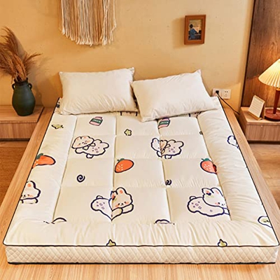 VJFO&WU-H1 ColchóN Tatami Suelo Dormitorio FutóN Cama Esterapad Futon Mat Sleeping Picnic ColchóN Estudiante Dormitorio Piso,120x200cm