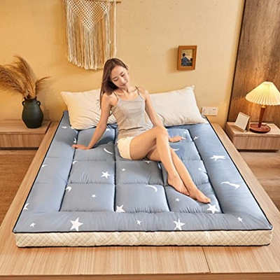 ColchóN Tatami Suelo de Estilo Plegables Japoneses Dobles Individuales Colchoneta Para Dormir Compartida Dde Laalmohadilla Del ColchóN ColchóN De Cama