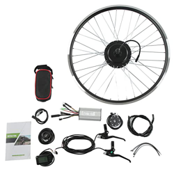 Kit de Conversión de Bicicleta Eléctrica, Kit de Rueda de Motor de Tracción Trasera de 48 V 500 W con Controlador de 11 a Y Kit de Motor de Bicicleta  características