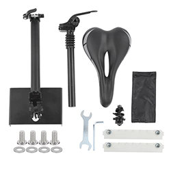 VGEBY Sillín de Asiento de Scooter Eléctrico, Asiento de Scooter de Altura Ajustable, Asiento Plegable de Scooter a Prueba de Golpes para Scooter Eléc características