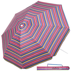 Kingsleeve Sombrilla de Playa Jardín 200cm Parasol Patio Terraza Inclinable Ajustable Protección UV50+ Multicolor características