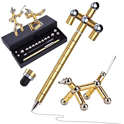 Regalos para hombres, bolígrafo creativo, antiestrés, bolígrafo negro, juguete para regalo, bolígrafo magnético, combinación interesante de juguete