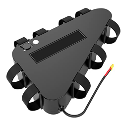 HJGHY E-Bike Batería Litio Triangular 52V 20AH Batería Bicicleta Eléctrica Impermeable con Cargador Puerto USB, para Bicicleta Eléctrica 200W 500W 750 precio