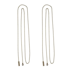 Happyyami Cadena de Bolas de Bolsas para El Abanico del Techo de 2 Piezas de Techo para La Cadena de Extracción de Bolas de Cuentas para La Lámpara de características