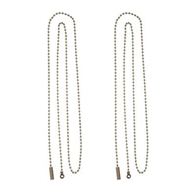 Happyyami Cadena de Bolas de Bolsas para El Abanico del Techo de 2 Piezas de Techo para La Cadena de Extracción de Bolas de Cuentas para La Lámpara de