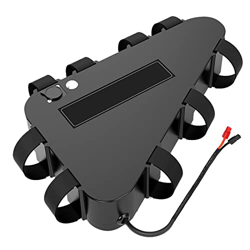 HJGHY E-Bike Batería Litio Triangular 52V 20AH Batería Bicicleta Eléctrica Impermeable con Cargador Puerto USB, para Bicicleta Eléctrica 200W 500W 750 precio