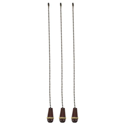 Mobestech Cadena de Bola de Tracción del Ventilador de Techo de Madera de 3 Piezas para El Ventilador de Techo Decoración de Luz para La Luz del Venti características