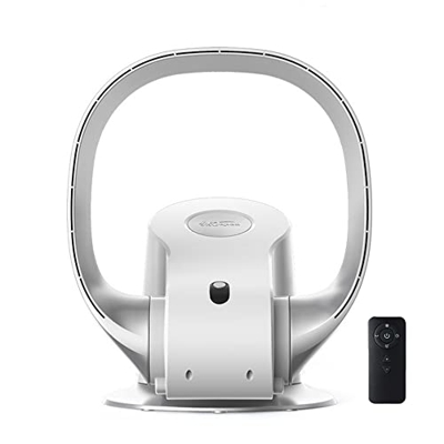 YUXN Ventilador De Pared Sin Aspas, Ventilador De Escritorio De Refrigeración Sin Aspas/montado En La Pared, Pequeño Ventilador Doméstico con Control 