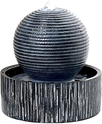 Tabletop Fountains Tabletop Fountain Desktop Electric Water Fountain Indoor Table-Top Water Fountain for Bedroom Living Room Home Office Desktop Fount