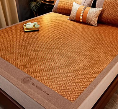 Cubrecolchón refrescante de verano de 3 piezas,colchoneta refrescante para colchón,colchoneta de ratán para dormir de verano,antideslizante,colchoneta