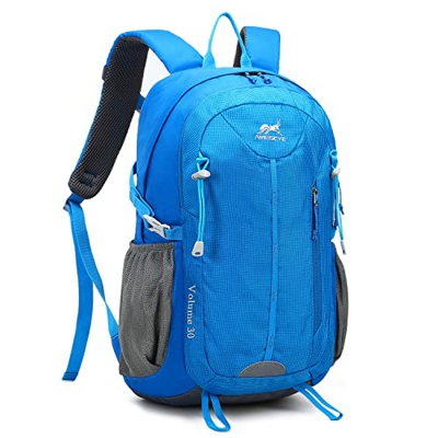 AMEISEYE 30L Mochila ligera para senderismo Mochila impermeable para senderismo Mochila para acampar para hombres y mujeres
