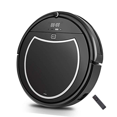 Robot Vacuum Cleaner with Anti Drop and Collision Sensor 4 Cleaning Modes Remote Control Auto Charge Robotic Vacuum for Hardwood Floor Carpet Tile