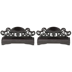 BESPORTBLE Pantalla de Ventilador Plegable de 2 Piezas Pantalla de Ventilador Chino Plegable Plegable Ventilador Organizador de Soporte de Madera Pleg precio