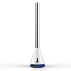 YUXN Ventilador De Torre Oscilante Sin Aspas con Control Remoto, 9 Configuraciones De Velocidad/diseño Delgado/para El Hogar Y La Oficina/Modo De Susp precio