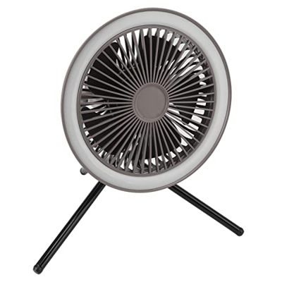 Ventilador para Acampar, Ventilador de Tienda Circulación de Aire acelerada Ajuste de Viento de 3 Niveles con Soporte para Tienda de campaña al Aire L