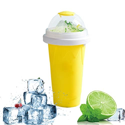 Verano Slushie Maker Cup Taza Mágica de Batidos 2 in1Rápido Refrigeración Maquina Hacer Helados Caseros, Adecuado para Niños y Verano Familiar (Color 
