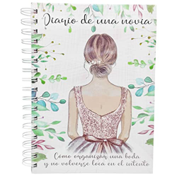 Tradineur - Diario de una novia, agenda de boda, encuadernación de espiral y tapa dura, planificador enlace, organización, 96 páginas, 16 x 22 cm características