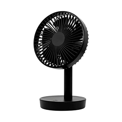 YUXN Ventilador Recargable de Escritorio Pequeño electrodoméstico de Aire Acondicionado portátil Black