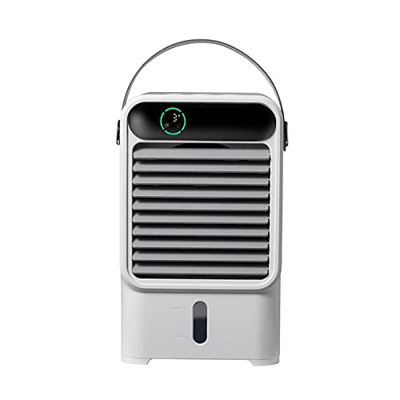 Climatizador portátil USB con 3 velocidades con luz LED de circulación del agua, ventilador de aire acondicionado para el hogar, oficina, dormitorio, 