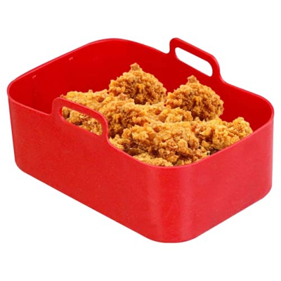 Emiif Accesorios para freidora de aire doble, cesta de accesorios para freidora de aire, bandejas para horno de freidora de aire resistente al calor, 