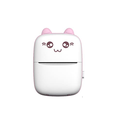 Impresora Bluetooth portátil térmica 57mm mini inalámbrica Pos impresora térmica de fotos para Android iOS teléfono móvil FZ6, Pink Gy6, M características