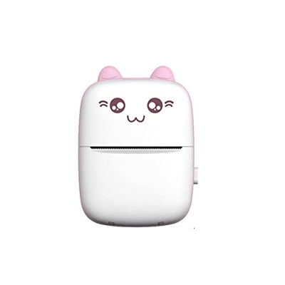 Impresora Bluetooth portátil térmica 57mm mini inalámbrica Pos impresora térmica de fotos para Android iOS teléfono móvil FZ6, Pink Gy6, M