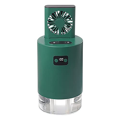 Mini ventilador extraíble MG0 del aire acondicionado del refrigerador de aire USB portátil, Verde Mg0, M