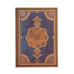 Agenda Paperblanks francesa, septiembre 2022 a septiembre 2023, 1 semana en 2 páginas Midi Horizontal + 1 lápiz Stylus Touch Blumie (Safavid Indigo) características