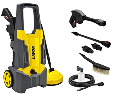 LAVOR Hidrolimpiadora de Alta Presión DIVE PLUS 135 con Limpiador de Suelo y Cepillo Fijo, Presión max 135 bar, Caudal max 420 litros por hora, Motor 