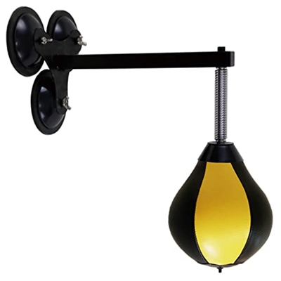 Pelota De Boxeo para Niños Y Adultos con 3 Bases De Succión Fuertes, Bola De Boxeo De Montaje En Pared, No Se Necesitan Taladros para Instalar (S : 50