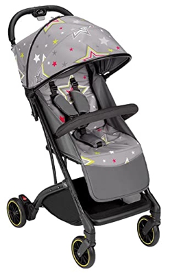 CAM Il Mondo del Bambino - art.832/T199 - Paseante ultraligero y ultracompacto Compass 2.0 - ideal de 0 a 4 anni - cerrado se puede transportar como u