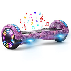 E-RIDES Hoverboard niños 6.5",Patinete Eléctrico Autoequilibrio,Hoverboards Patinete Smartgyro,Altavoces Bluetooth Luces LED Motor 500W,Regalos para N en oferta