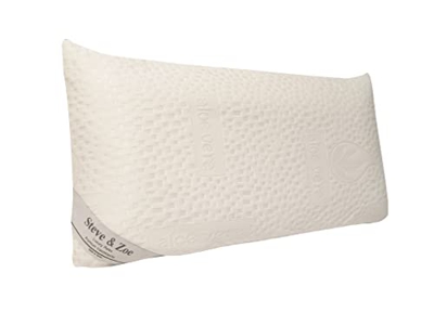 Steve & Zoe, Almohada viscoelastica, Antiácaros y Antibacterias, Tejido Suave y Comfortable. con Doble Funda, Facil Lavado, 100% Fabricacion Española 