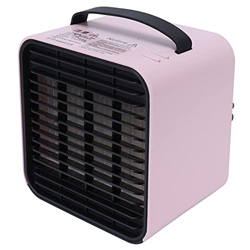 plplaaoo Mini Ventilador de Aire Acondicionado de Iones Negativos, Enfriador de Aire de Carga USB para Dormitorio, hogar, Rosa características