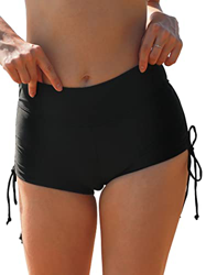 Summer Mae Pantalones de Baño Cortos para Mujeres Shorts Deportivos para Gimnasio Playa Negro S en oferta