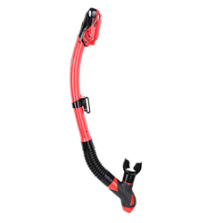 Manguera de Respiración de Buceo, Boquilla de Silicona Roscada Tubo de Respiración de Esnórquel Seguro para Accesorios Subacuáticos(Rojo) precio