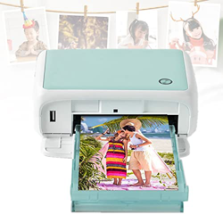 ZQWOZQ Mini Movil Impresora, Portátil Pocket Inalámbrica Bluetooth Termica Sublimación Impresora, Automático Laminación Color Fotos, Impermeable Y Res en oferta