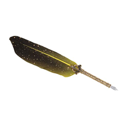 Omabeta Juego de Bolígrafos de Plumas, Elegancia Retro, Juego de Bolígrafos de Tinta de Plumas de Estilo Europeo, Plumín Grabado para Negocios para Es características