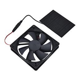 Gedourain Ventilador con Panel Solar, Kit de Ventilador con Panel Solar Fácil de Instalar Impermeable Pequeño 3W Resistente a la Intemperie para Casas en oferta