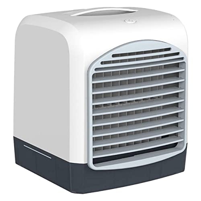 Saturey Portátil Ventilador De Aire Acondicionado Personal Ventilador Enfriador De Escritorio con Tanque De Agua 3 Velocidades Enfriador De Aire para 