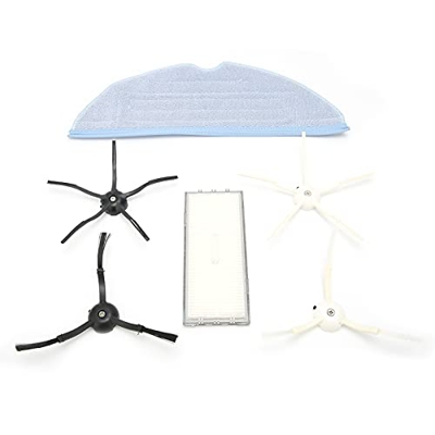 minifinker Piezas de Repuesto del Filtro del Robot de Barrido, Cepillo de Barrido de Bordes del Filtro de Repuesto del Robot de Barrido para el Robot 