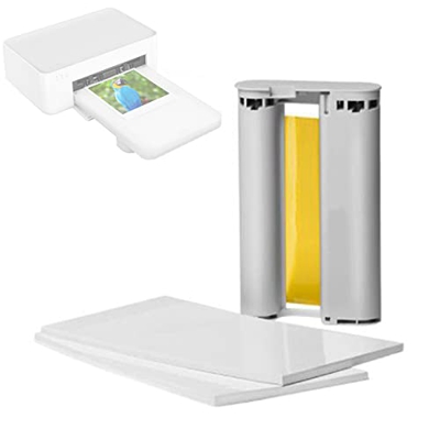 ZQWOZQ Intelligente Smartphone Printer - 2 Taglie Colore Foto, Compatto Wireless Bluetooth Stampante, Impermeabile E Resistente Allo Sbiadimento 300 d