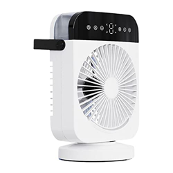 Sharplace Aire Acondicionado portátil con 7 Colores de luz LED Temporizador 8H, 4 velocidades de Viento Ventilador de Escritorio Ventilador de refrige en oferta