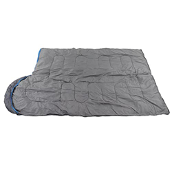 Saco de Dormir para Acampar, Gris Azul Compacto Saco de Dormir para una Algodón Hueco Lavable a Máquina Respetuoso con la Piel Transpirable con Cremal precio