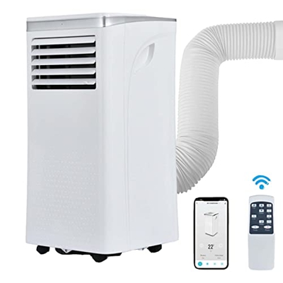 HNCXHX Aire Acondicionado móvil con Manguera de Escape, Ventilador deshumidificador Refrigeración móvil para el hogar y la Oficina - 9000 BTU | 2637 v