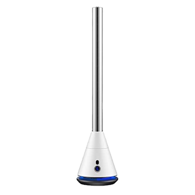 QCLUEU Ventilador Sin Hojas, Ventilador Eléctrico De Cabeza Móvil Vertical para El Hogar 9+2 Velocidades Velocidad del Viento Ventilador De Torre De S