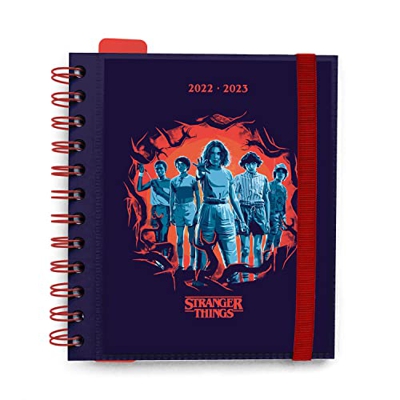 Agenda 2022 2023 Stranger Things - Agenda escolar 2022 2023 dia por página desde agosto de 2022 a junio de 2023 │ Vuelta al cole material escolar - Ag